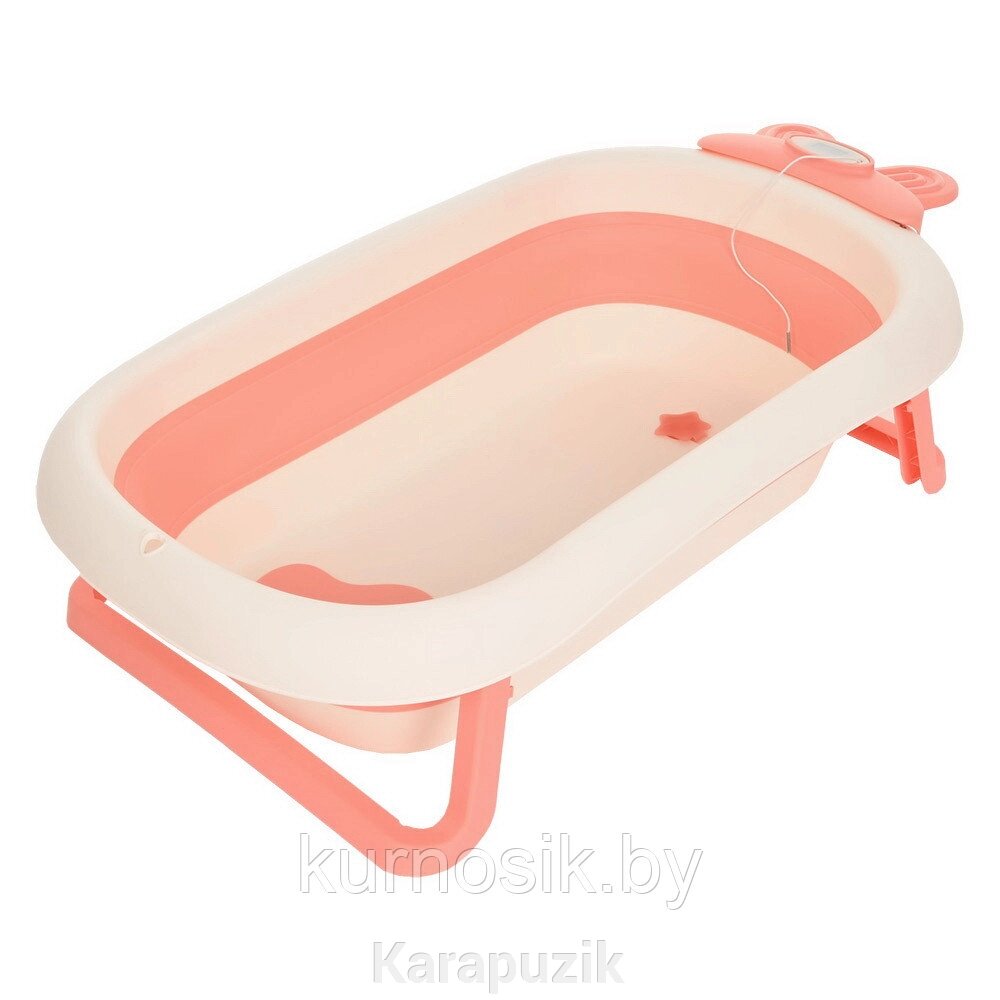 Ванночка детская для купания PITUSO, складная, 91 см, Персик от компании Karapuzik - фото 1