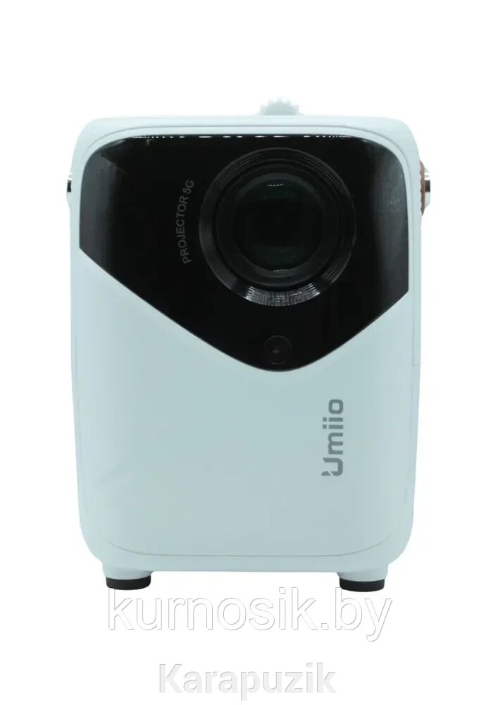 Видеопроектор Umiio Q1 с HDMI для приставки и компьютера Wi-Fi 5G Bluetooth, White от компании Karapuzik - фото 1