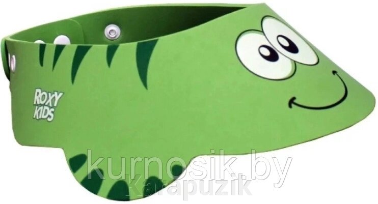 Защитный козырек для мытья головы Roxy Kids Зеленая ящерка D от 13 см до 17 см от компании Karapuzik - фото 1