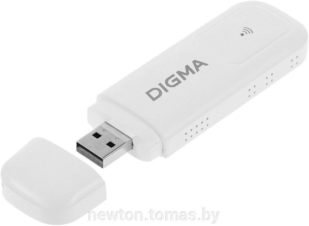 4G модем Digma WiFi DW1960 3G/4G белый от компании Интернет-магазин Newton - фото 1