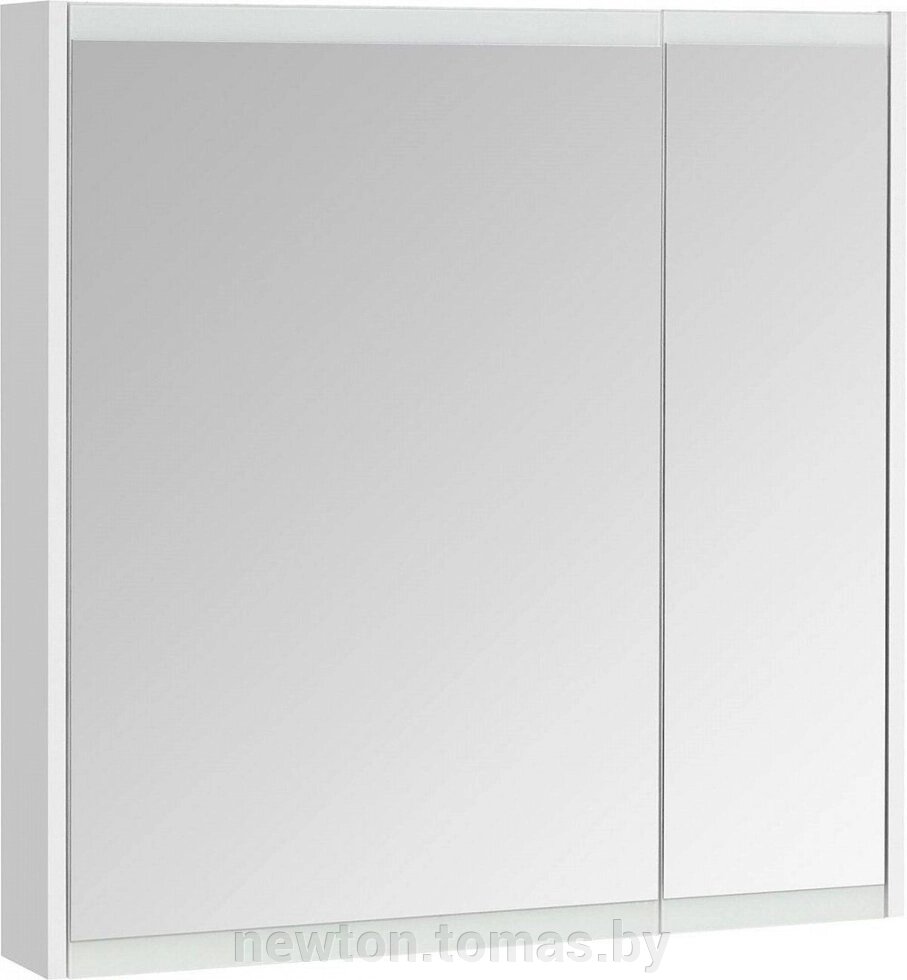 Акватон Шкаф с зеркалом Нортон 80 1A249202NT010 белый от компании Интернет-магазин Newton - фото 1