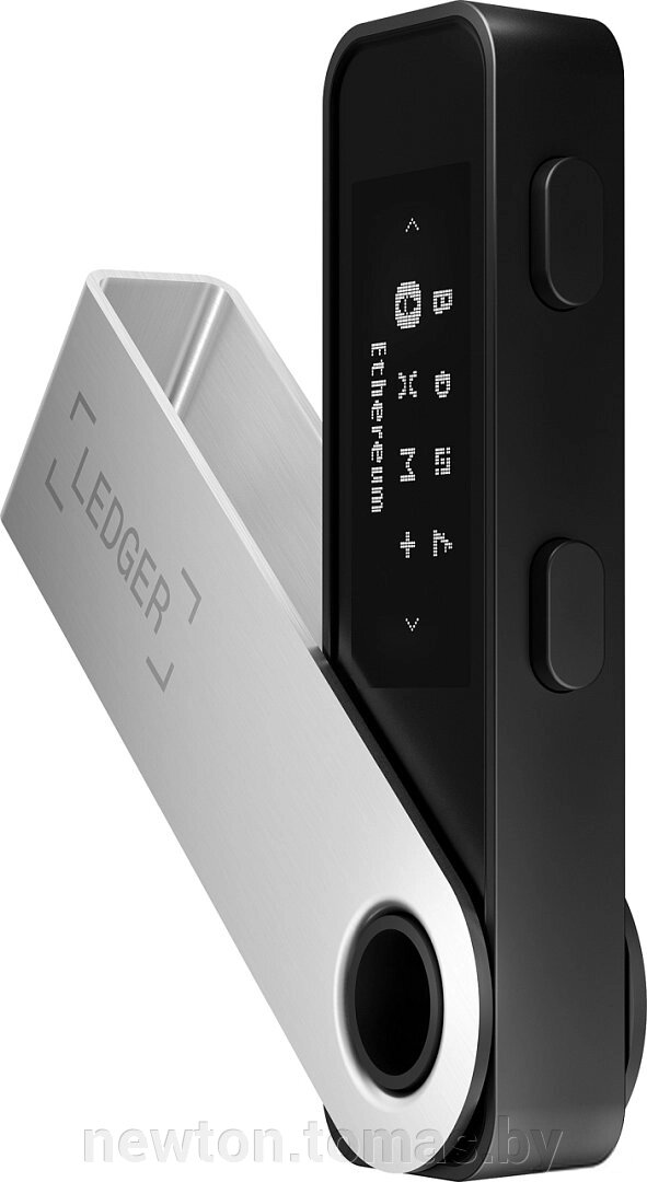 Аппаратный криптокошелек Ledger Nano S Plus черный от компании Интернет-магазин Newton - фото 1