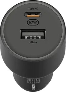 Автомобильное зарядное Xiaomi 67W Car Charger CC07ZM международная версия