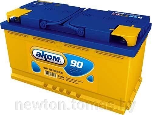 Автомобильный аккумулятор AKOM 6СТ-90VL L+ 90 А·ч от компании Интернет-магазин Newton - фото 1
