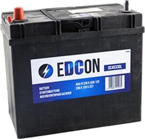 Автомобильный аккумулятор EDCON DC45330L 45 А·ч