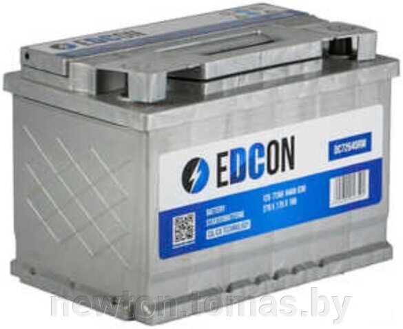 Автомобильный аккумулятор EDCON DC72640RM 72 А·ч от компании Интернет-магазин Newton - фото 1