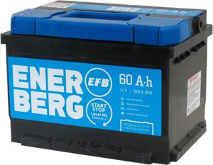 Автомобильный аккумулятор Enerberg EFB 60 R низк 60 А·ч