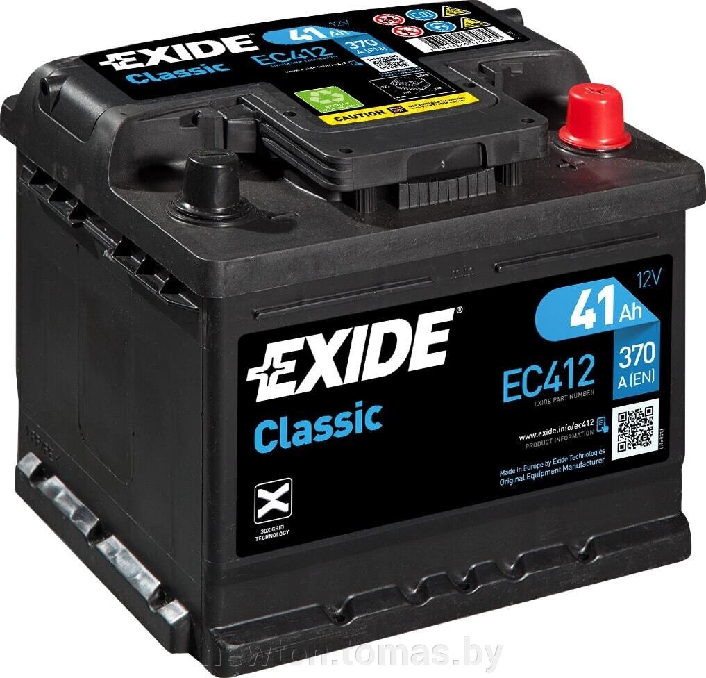 Автомобильный аккумулятор Exide Classic EC412 41 А/ч от компании Интернет-магазин Newton - фото 1