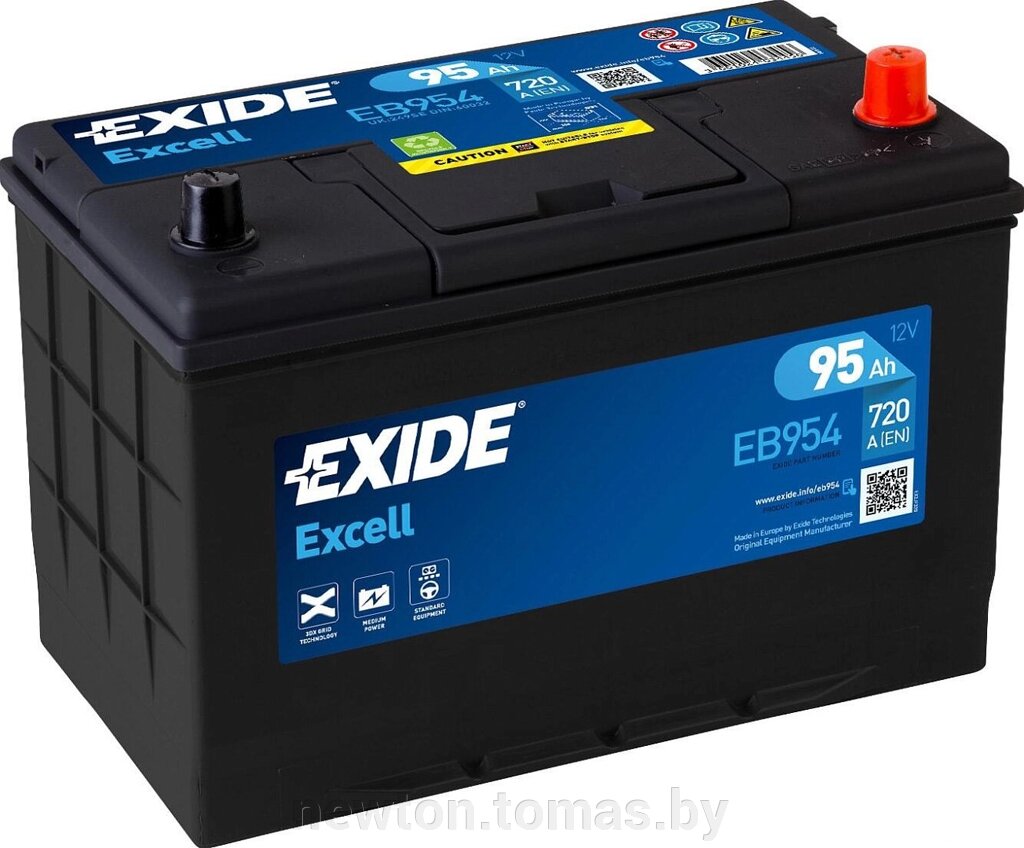 Автомобильный аккумулятор Exide Excell EB954 95 А·ч от компании Интернет-магазин Newton - фото 1