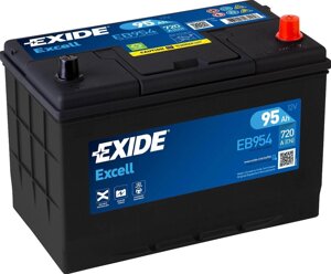 Автомобильный аккумулятор Exide Excell EB954 95 А·ч