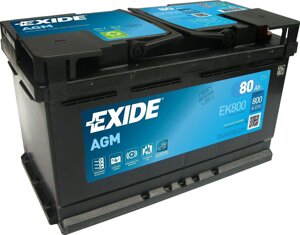 Автомобильный аккумулятор Exide Start-Stop AGM EK800 80 А/ч