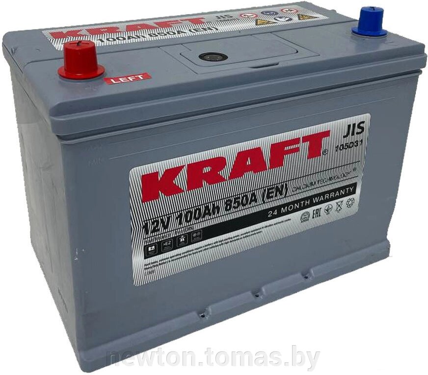 Автомобильный аккумулятор KRAFT Asia 100 JL+ 100 А·ч от компании Интернет-магазин Newton - фото 1