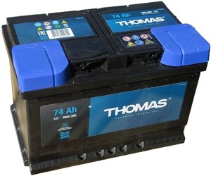 Автомобильный аккумулятор Thomas R 74 А·ч