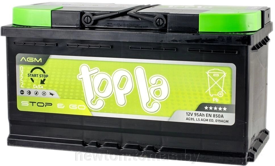 Автомобильный аккумулятор Topla TOP AGM Stop&Go TAG95 95 А·ч от компании Интернет-магазин Newton - фото 1