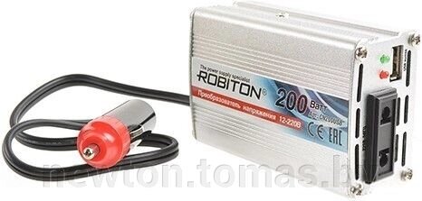 Автомобильный инвертор Robiton CN200USB от компании Интернет-магазин Newton - фото 1