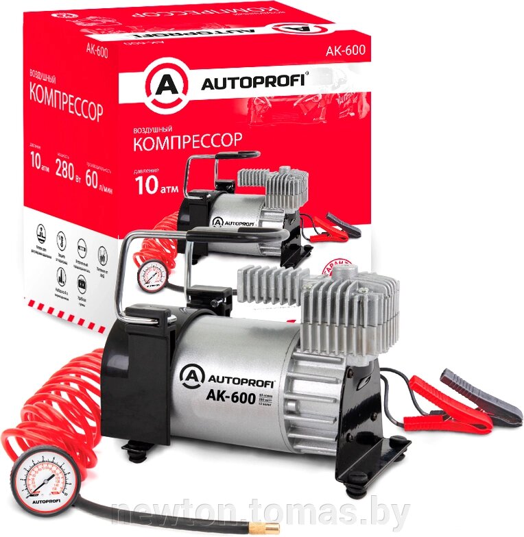 Автомобильный компрессор Autoprofi AK-600 от компании Интернет-магазин Newton - фото 1