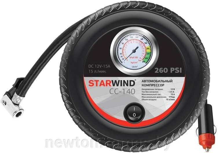 Автомобильный компрессор StarWind CC-140 от компании Интернет-магазин Newton - фото 1
