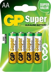 Батарейка GP Super Alkaline AA 4 шт.