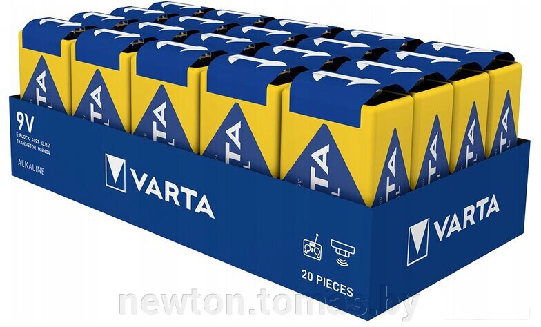 Батарейка Varta Industrial PRO 6LR61 20шт от компании Интернет-магазин Newton - фото 1