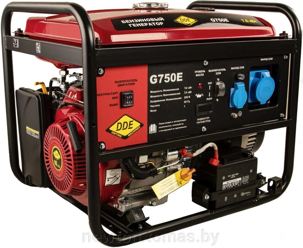 Бензиновый генератор DDE G750E от компании Интернет-магазин Newton - фото 1