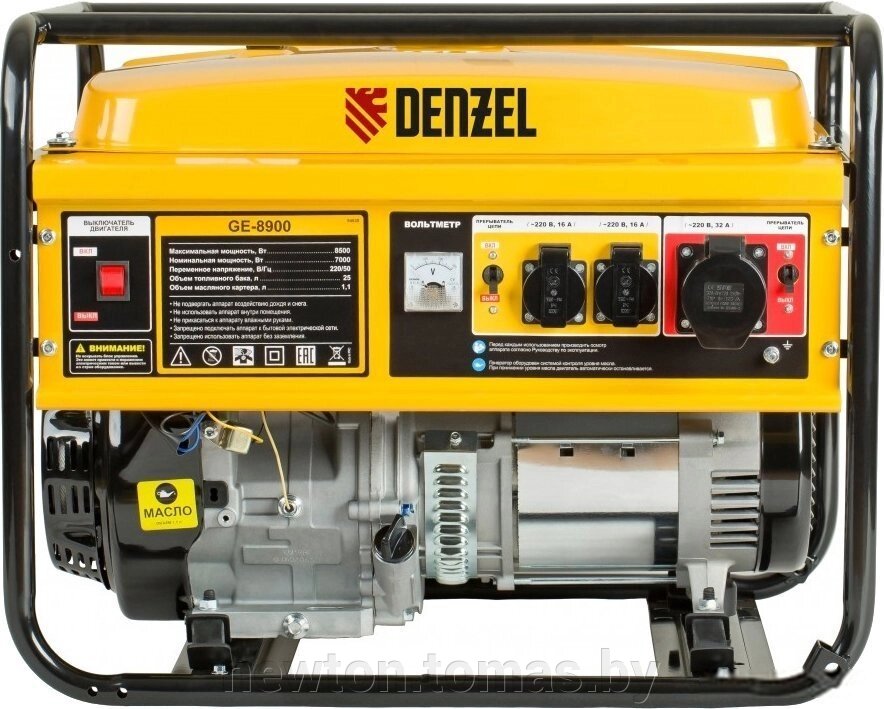 Бензиновый генератор Denzel GE 8900 от компании Интернет-магазин Newton - фото 1