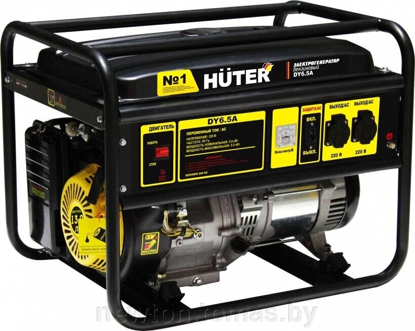 Бензиновый генератор Huter DY6.5A от компании Интернет-магазин Newton - фото 1