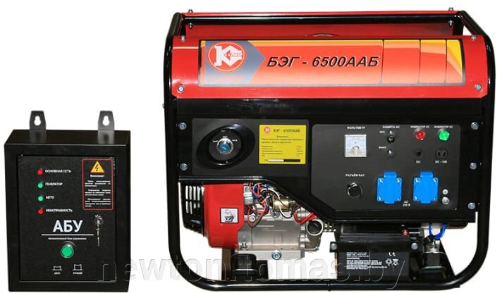 Бензиновый генератор Калибр БЭГ-6500ААБ от компании Интернет-магазин Newton - фото 1