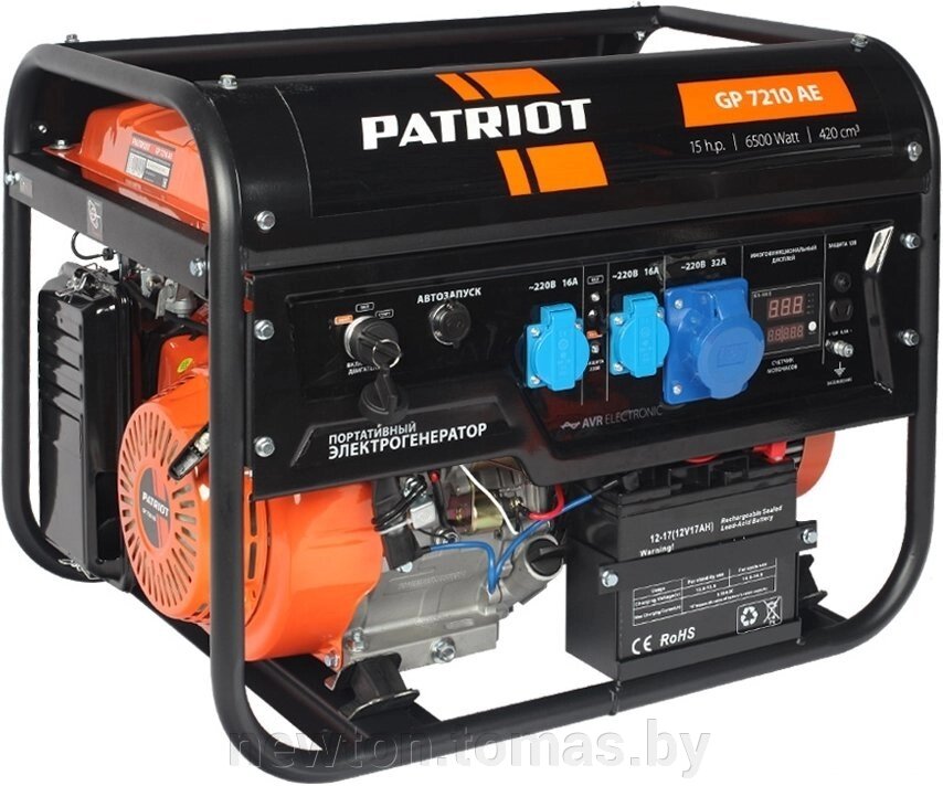 Бензиновый генератор Patriot GP 7210AE от компании Интернет-магазин Newton - фото 1