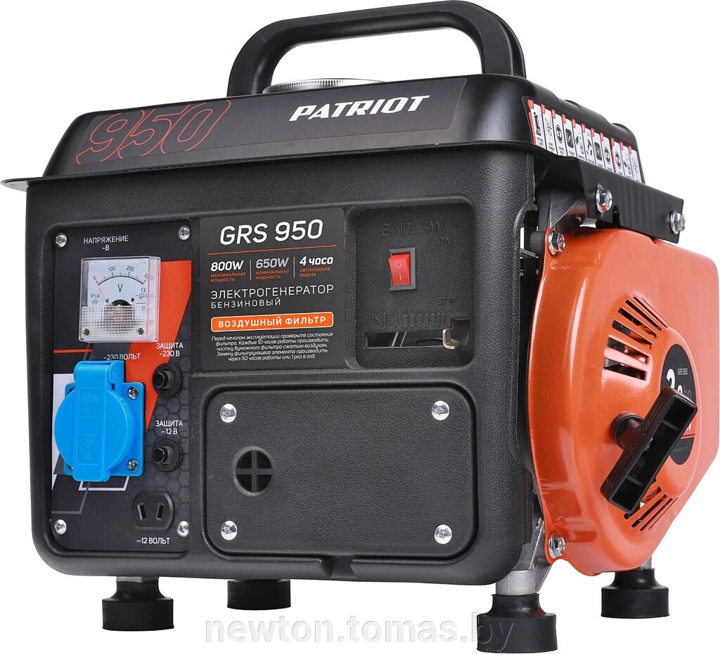 Бензиновый генератор Patriot GRS 950 от компании Интернет-магазин Newton - фото 1