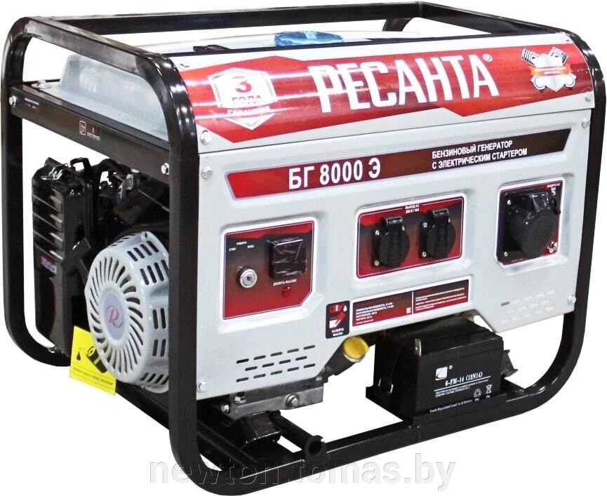 Бензиновый генератор Ресанта БГ 8000 Э от компании Интернет-магазин Newton - фото 1