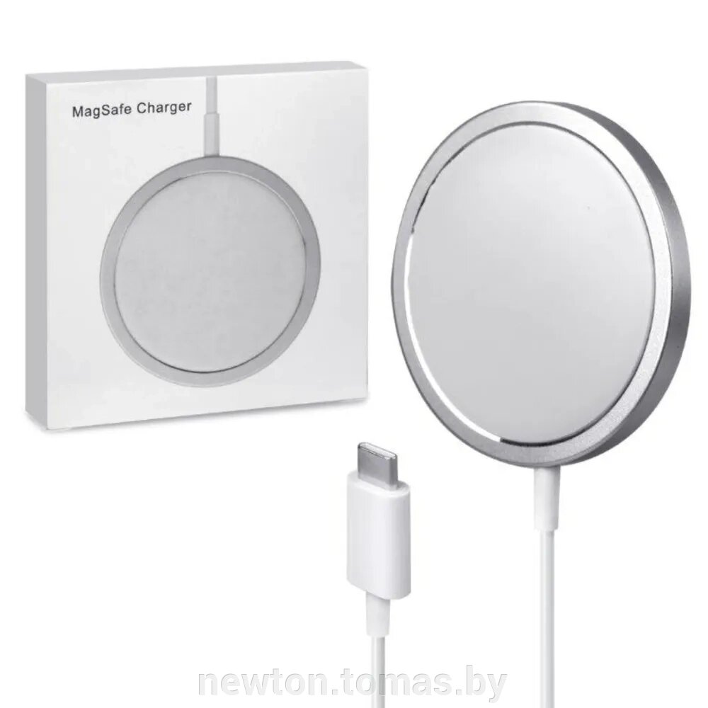 Беспроводное зарядное NewtonBY Magnetic Charger USB-C 15W белый от компании Интернет-магазин Newton - фото 1