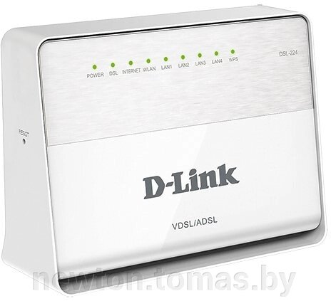 Беспроводной DSL-маршрутизатор D-Link DSL-224/T1A от компании Интернет-магазин Newton - фото 1