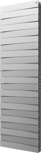 Биметаллический радиатор Royal Thermo Pianoforte Tower 500 Silver Satin 22 секции