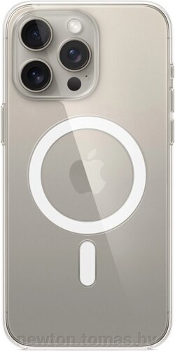 Чехол для телефона Apple MagSafe Clear Case для iPhone 15 Pro Max прозрачный