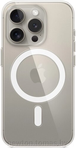 Чехол для телефона Apple MagSafe Clear Case для iPhone 15 Pro прозрачный