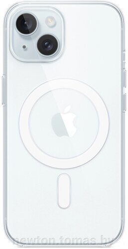 Чехол для телефона Apple MagSafe Clear Case для iPhone 15 прозрачный