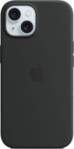 Чехол для телефона Apple MagSafe Silicone Case для iPhone 15 черный