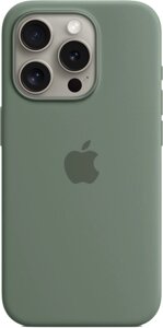 Чехол для телефона Apple MagSafe Silicone Case для iPhone 15 Pro кипарис