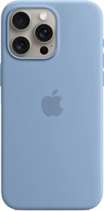 Чехол для телефона Apple MagSafe Silicone Case для iPhone 15 Pro Max зимний синий