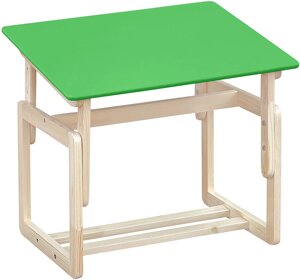 Детский стол Элегия Детский регулируемый зеленый/лак