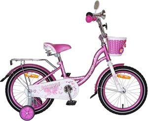 Детский велосипед Favorit Butterfly 16 розовый/белый, 2019