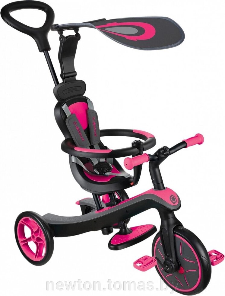 Детский велосипед Globber Explorer Trike розовый от компании Интернет-магазин Newton - фото 1