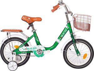 Детский велосипед Mobile Kid Genta 14 темно-зеленый
