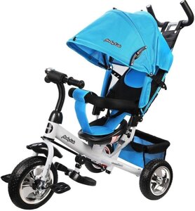 Детский велосипед Moby Kids Comfort 10x8 EVA голубой