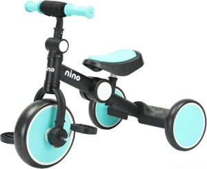 Детский велосипед Nino JL-104 бирюзовый/черный