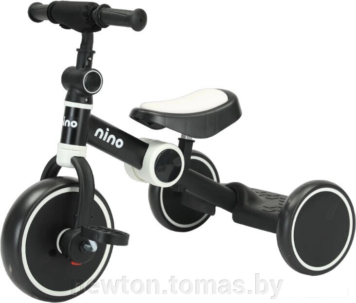 Детский велосипед Nino JL-104 черный/белый от компании Интернет-магазин Newton - фото 1