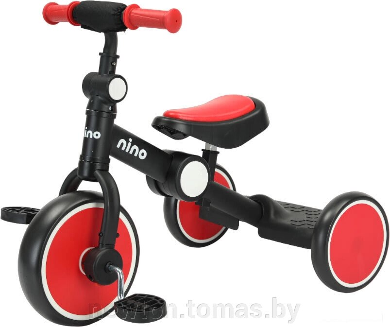 Детский велосипед Nino JL-104 красный/черный от компании Интернет-магазин Newton - фото 1