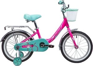Детский велосипед Novatrack Ancona 16 розовый/голубой, 2019