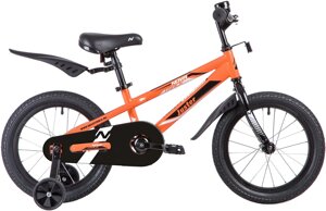 Детский велосипед Novatrack Juster 16 2023 165JUSTER. OR23 оранжевый