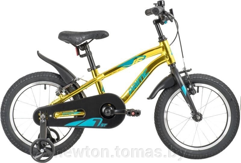 Детский велосипед Novatrack Prime New 16 2020 167APRIME1V. GGD20 золотой от компании Интернет-магазин Newton - фото 1